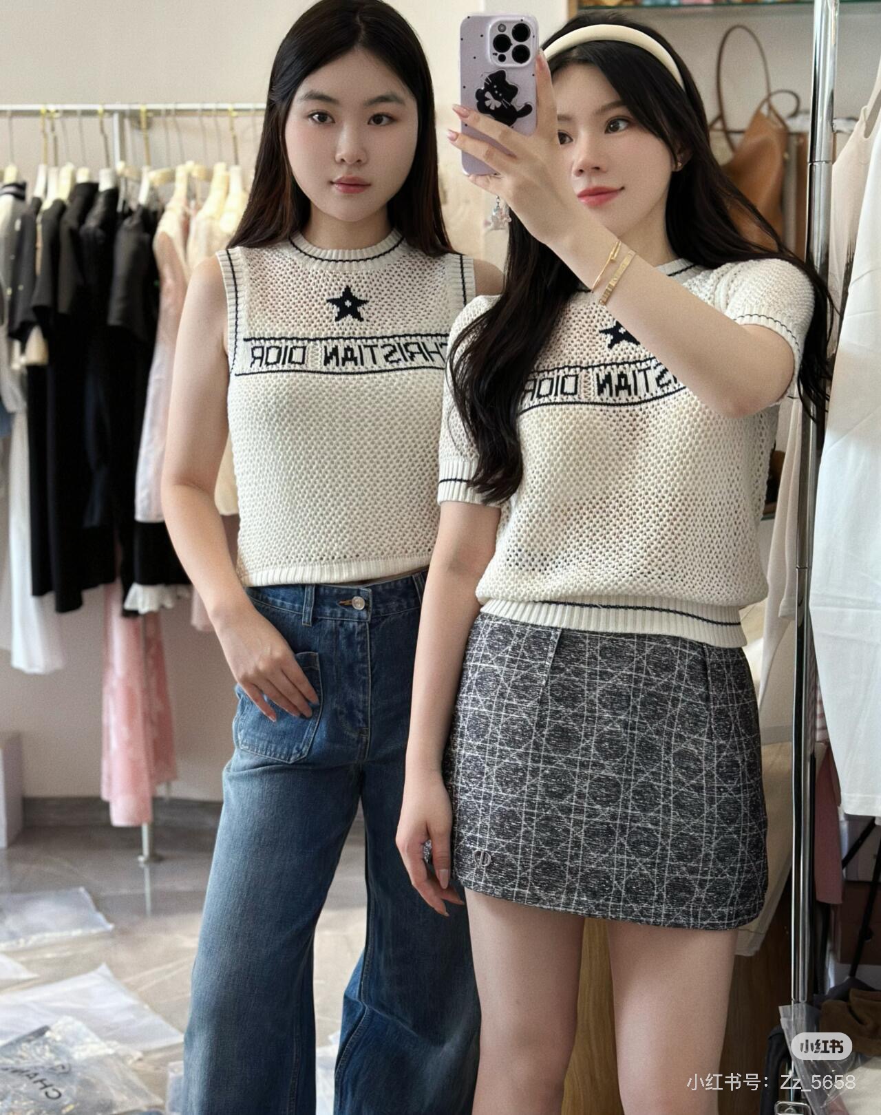 디올 반팔,나시티