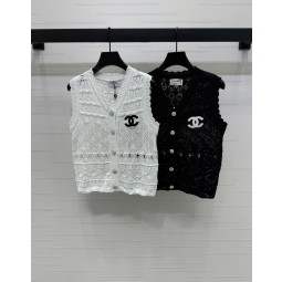 샤넬 민소매 조끼