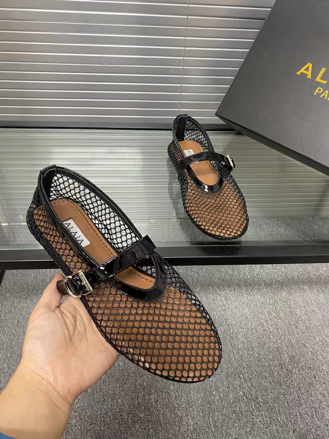 알라이아 네트플랫슈즈